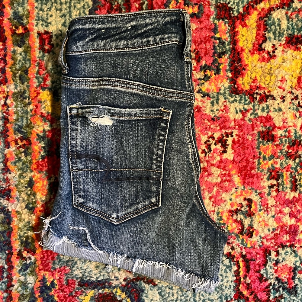 American Eagle High Rise Jean Shorts